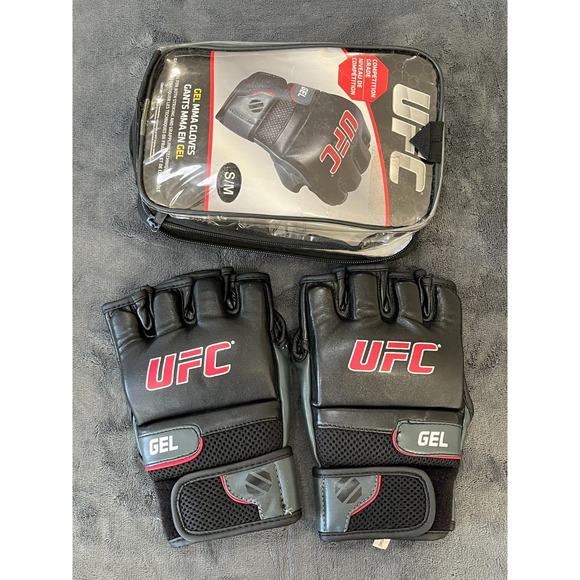 UFC GEL OFFICIAL COMPETITION GRADE MMA FIGHT GLOVES SMALL MEDIUM S/M BNEW - Picture 1 of 5